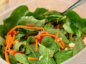 Image of spinach salad mix